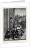The State of Ireland: Scene Outside the Courthouse Galway 1880 by Anonymous