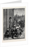 The State of Ireland: Scene Outside the Courthouse Galway 1880 by Anonymous