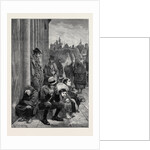 The State of Ireland: Scene Outside the Courthouse Galway 1880 by Anonymous