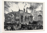 Burning of the Dublin Theatre Ireland 1880 by Anonymous