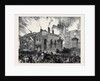 Burning of the Dublin Theatre Ireland 1880 by Anonymous