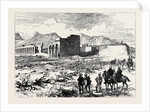 The Afghan War: Defence of the British Position at Sherpore Cabul: North End of the Sherpore Defences 1880 by Anonymous