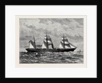 The Steamship Chimborazo of the Orient Line for Australia 1880 by Anonymous