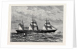 The Steamship Chimborazo of the Orient Line for Australia 1880 by Anonymous