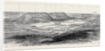 The Afghan War: Bird's-Eye View of Defences of the Sherpore Cantonment Showing Positions of the Troops in Garrison 1880 by Anonymous
