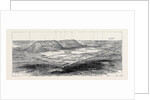 The Afghan War: Bird's-Eye View of Defences of the Sherpore Cantonment Showing Positions of the Troops in Garrison 1880 by Anonymous