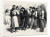The Crisis in Russia: Prisoners at a Railway Station 1880 by Anonymous