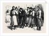 The Crisis in Russia: Prisoners at a Railway Station 1880 by Anonymous