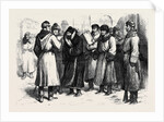 The Crisis in Russia: Prisoners at a Railway Station 1880 by Anonymous