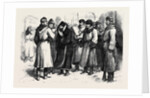 The Crisis in Russia: Prisoners at a Railway Station 1880 by Anonymous