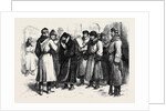 The Crisis in Russia: Prisoners at a Railway Station 1880 by Anonymous