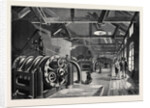The St. Gothard Tunnel: Air-Compressing Machinery at Airolo 1880 by Anonymous