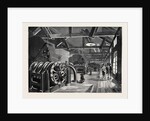 The St. Gothard Tunnel: Air-Compressing Machinery at Airolo 1880 by Anonymous