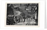 The St. Gothard Tunnel: Air-Compressing Machinery at Airolo 1880 by Anonymous