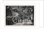 The St. Gothard Tunnel: Air-Compressing Machinery at Airolo 1880 by Anonymous