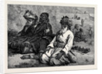 Afghans at Their Namaz 1880 by Anonymous
