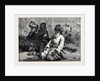 Afghans at Their Namaz 1880 by Anonymous