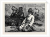 Afghans at Their Namaz 1880 by Anonymous