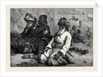 Afghans at Their Namaz 1880 by Anonymous