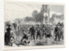 The Easter Volunteer Review: Arrival of Volunteers at Brighton by Road 1880 by Anonymous