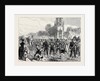 The Easter Volunteer Review: Arrival of Volunteers at Brighton by Road 1880 by Anonymous
