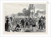 The Easter Volunteer Review: Arrival of Volunteers at Brighton by Road 1880 by Anonymous