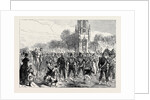 The Easter Volunteer Review: Arrival of Volunteers at Brighton by Road 1880 by Anonymous