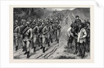 The Brighton Review: The Artists' Corps Marching to Brighton 1880 by Anonymous