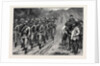 The Brighton Review: The Artists' Corps Marching to Brighton 1880 by Anonymous
