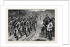 The Brighton Review: The Artists' Corps Marching to Brighton 1880 by Anonymous
