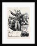 The General Election: Lord Hartington at Over Darwen North-East Lancashire 1880 by Anonymous