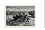Massoolah Boats Madras 1880 by Anonymous