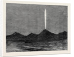 The Comet in the Southern Hemisphere As Viewed from the Wellington in Queen Charlotte's Sound 1880 by Anonymous