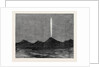 The Comet in the Southern Hemisphere As Viewed from the Wellington in Queen Charlotte's Sound 1880 by Anonymous