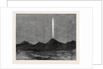 The Comet in the Southern Hemisphere As Viewed from the Wellington in Queen Charlotte's Sound 1880 by Anonymous