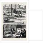 Fur Trappers in the Backwoods of Canada 1880 by Anonymous