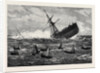 Foundering of the Union Company's Mail Steamship American: The Boats Leaving the Ship 1880 by Anonymous