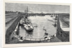 The New Dock from the Hotel Holyhead 1880 by Anonymous