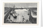 The New Dock from the Hotel Holyhead 1880 by Anonymous