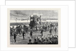 Funeral of the Empress of Russia at St. Petersburg: The Funeral Procession 1880 by Anonymous