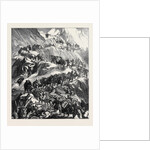 The Yarkund Mission: Mules and Baggage-Train Going Over the Grim (Sanjoo) Pass 1874 by Anonymous