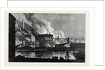 Burning of Messrs. A. And P. Tod's Flour Mills Leith 1874 by Anonymous