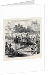 The Ashantee War: Arrivals at the North Gate Cape Coast Castle 1874 by Anonymous