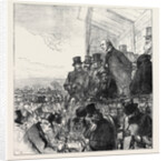 The General Election: Mr. Gladstone Addressing the Electors of Greenwich on Blackheath 1874 by Anonymous