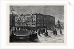The British Embassy at St. Petersburg Illuminated for the Duke of Edinburgh's Marriage Russia 1874 by Anonymous