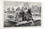 The Ashantee War: Ashantee Ambassadors Crossing the Prah 1874 by Anonymous