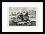 The Ashantee War: Ashantee Ambassadors Crossing the Prah 1874 by Anonymous