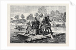 The Ashantee War: Ashantee Ambassadors Crossing the Prah 1874 by Anonymous