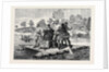 The Ashantee War: Ashantee Ambassadors Crossing the Prah 1874 by Anonymous
