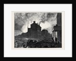 The Burning of the Pantechnicon: The Fire Seen from Belgrave Square London 1874 by Anonymous